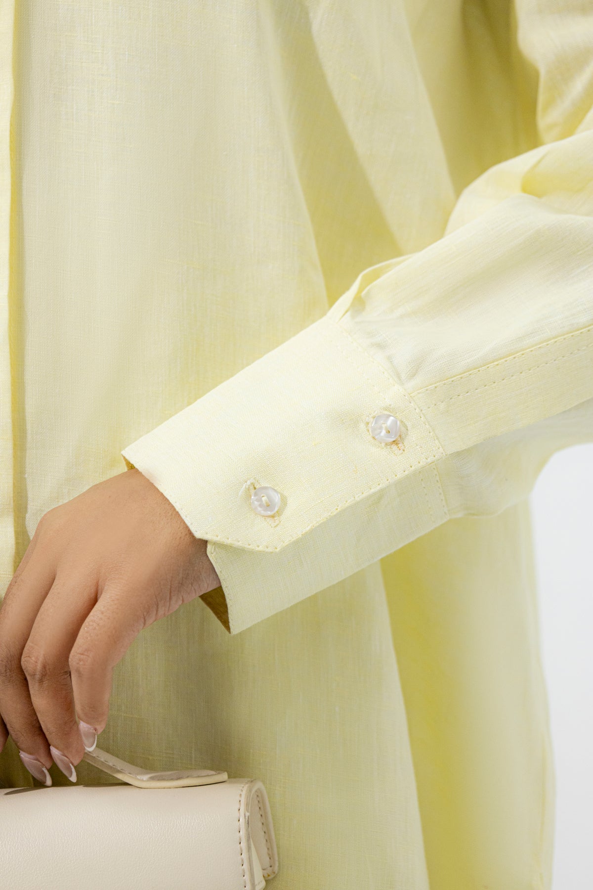 Lemon Drop Oversized Pure Premium Italian Linen Co-ord Set