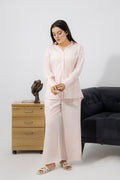 Effortless Blush Pure Irish Linen Pink Lounge Co-ord Set